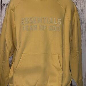 NWT! FEAR OF GOD ESSENTIAL LIGHT TUSCON MEDIUM HOODIE